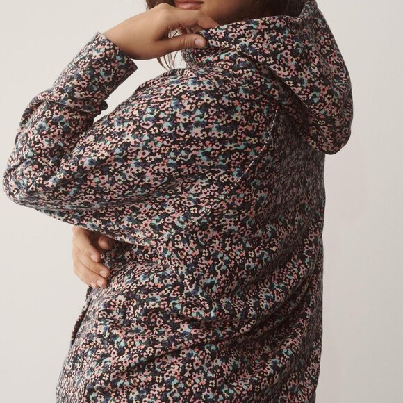 Gola x Anthropologie Hooded Sweatshirt Top Pullover Floral Printed XXS 276489 - Picture 4 of 6